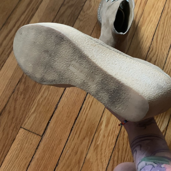 Suede Oxford Platform wedges - Picture 3 of 3